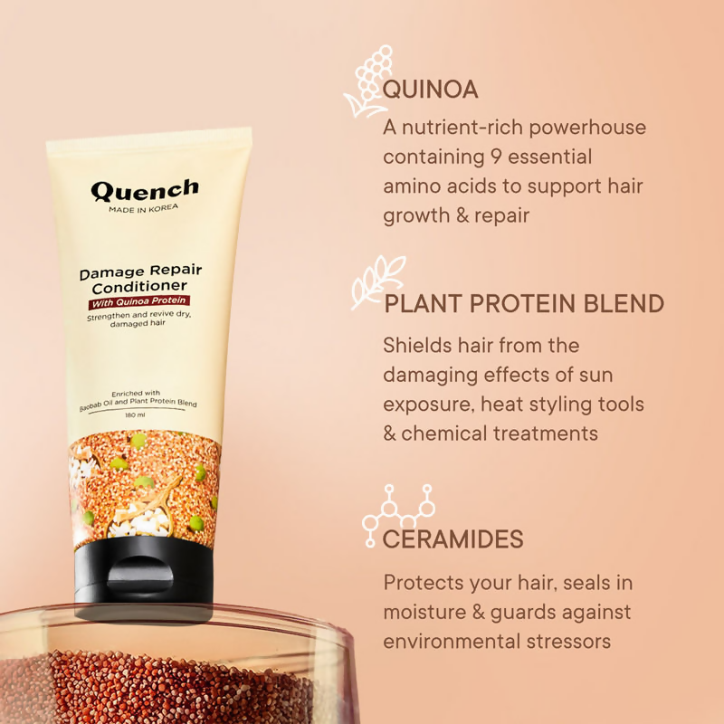 Quench Damage Repair Conditioner with Quinoa & Ceramides | Grocsy