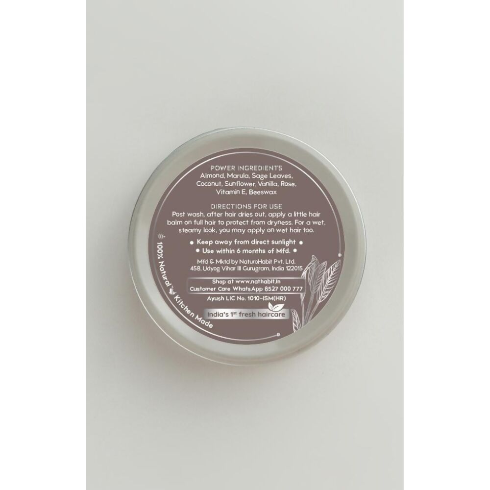 Nat Habit Hibiscus Almond Marula Post-Wash Hair Balm | Grocsy