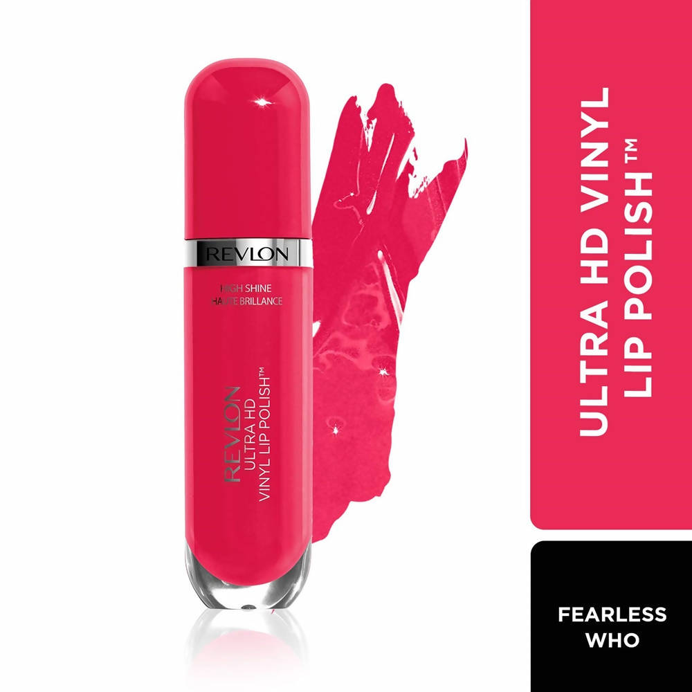 Revlon High Shine Haute Brillance Ultra Hd Vinyl Lip Polish - Fearless Who | Grocsy