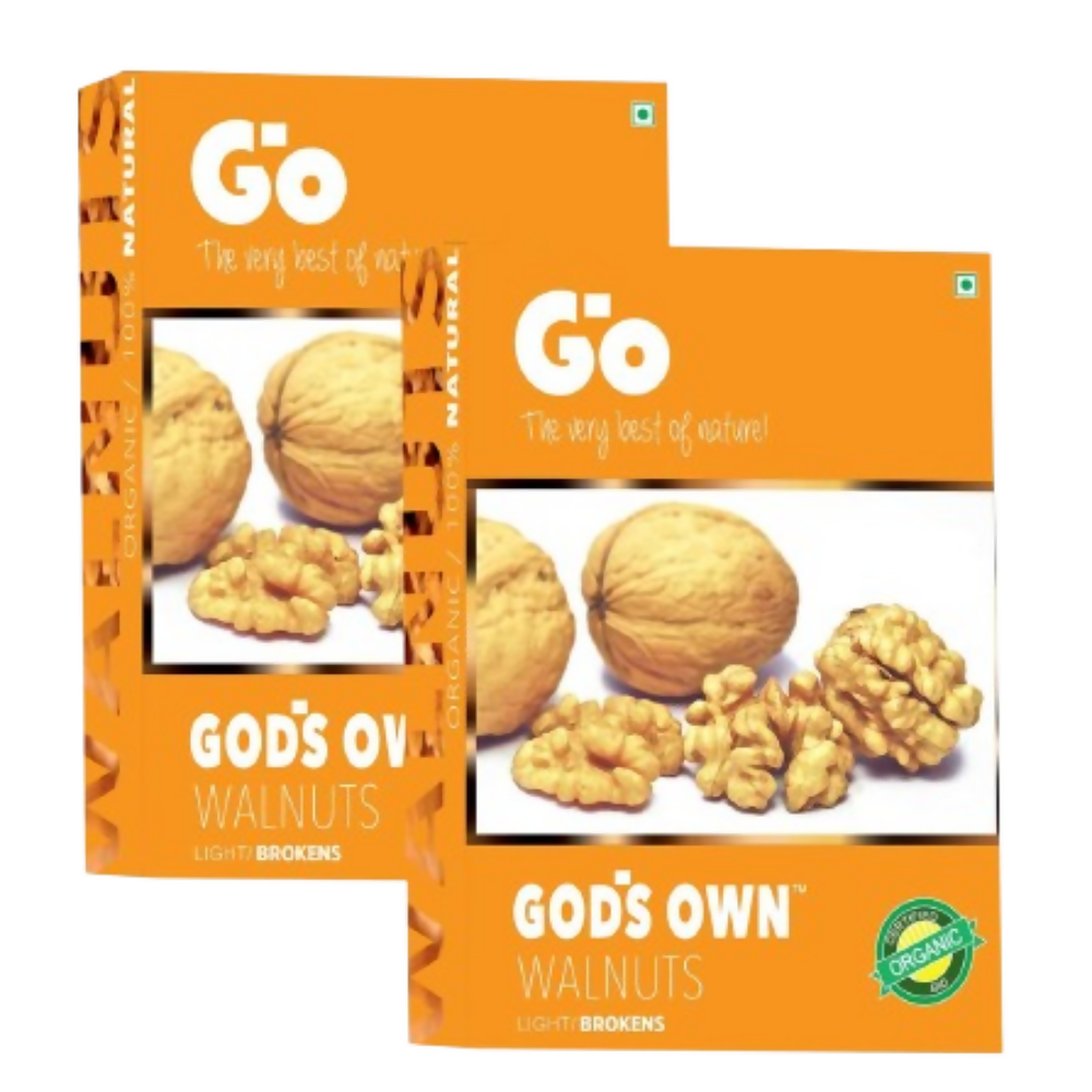 Go Organic Light Broken Walnut Kernels | Grocsy