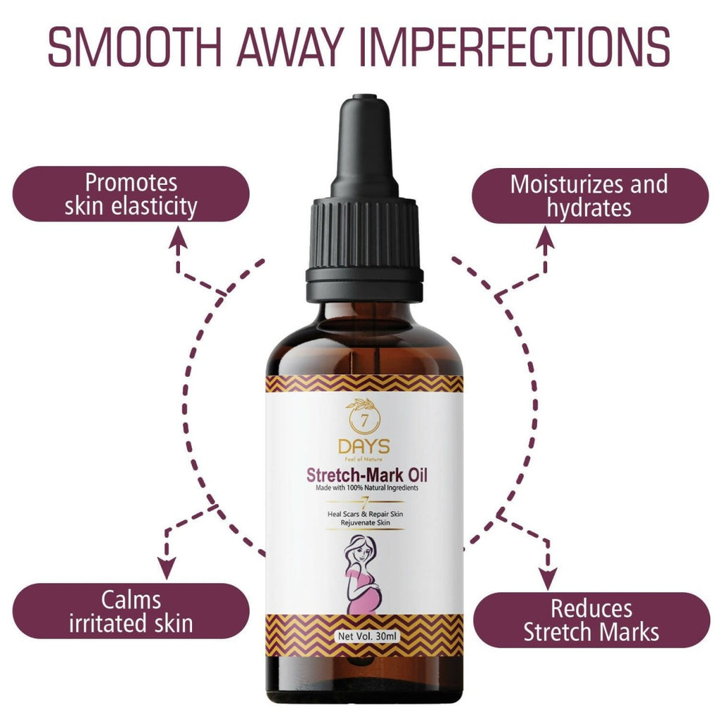 7 Days Stretch Mark Oil | Grocsy