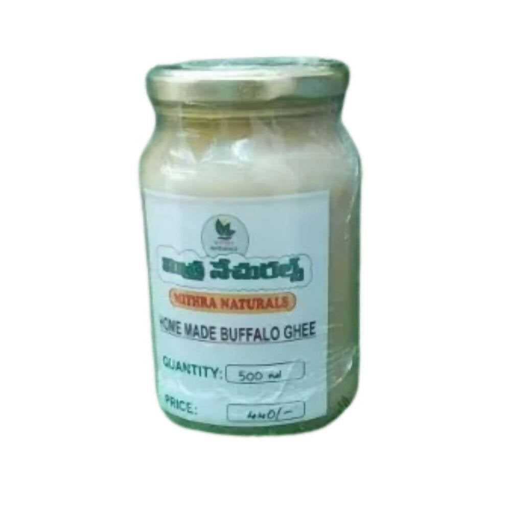 Mithra Naturals Buffalo Ghee | Cultured Pure Desi Ghee | 100% Preservative Free | Grocsy