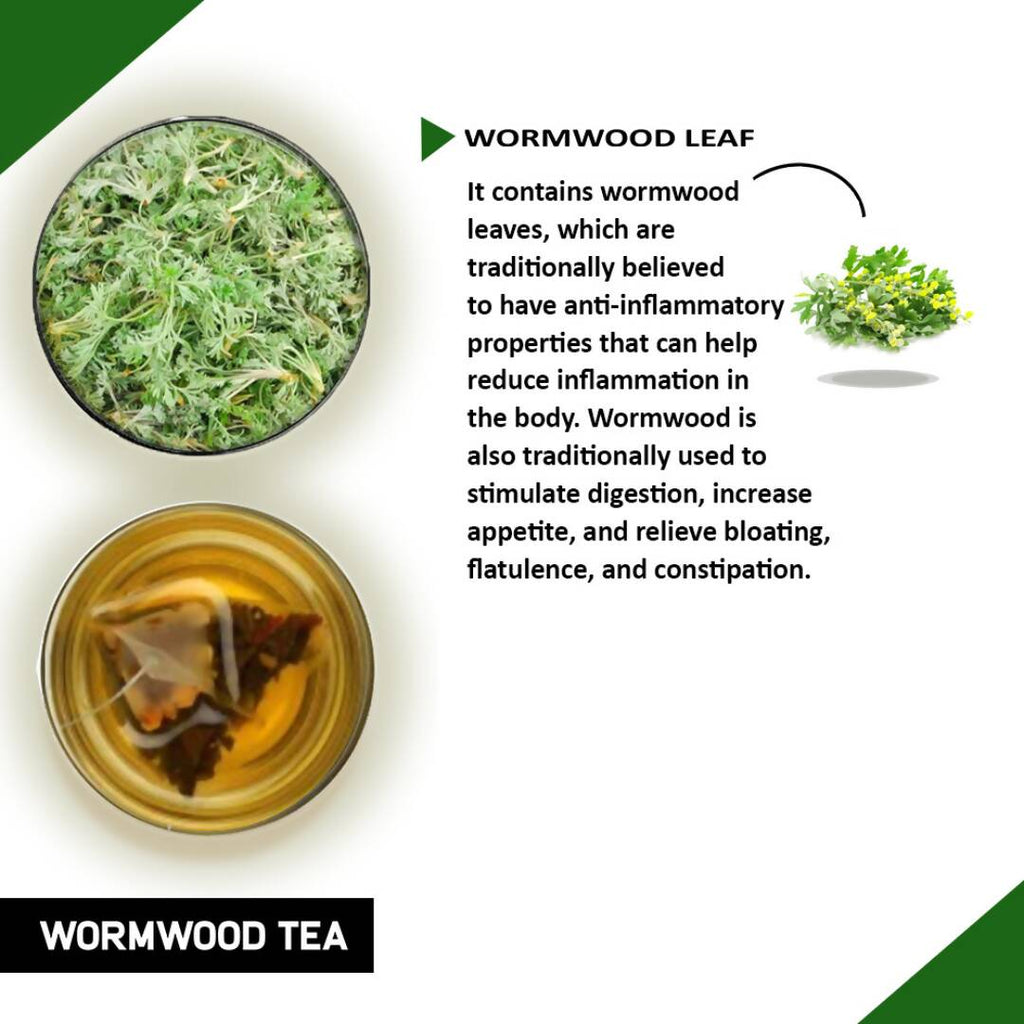 Teacurry Wormwood Tea Bags | Grocsy