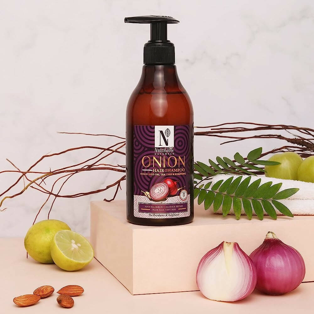 NutriGlow NATURAL'S Onion Hair Shampoo | Grocsy