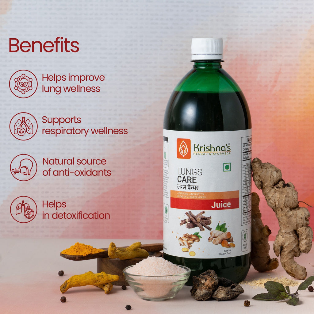 Krishna'S Herbal & Ayurveda Lungs Care Juice | Grocsy