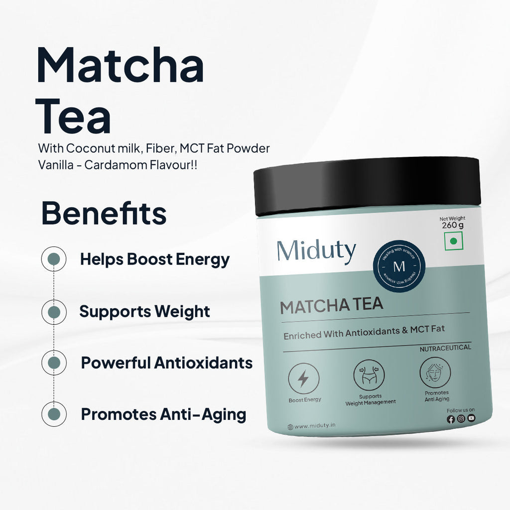 Miduty by Palak Notes Matcha Tea | Grocsy