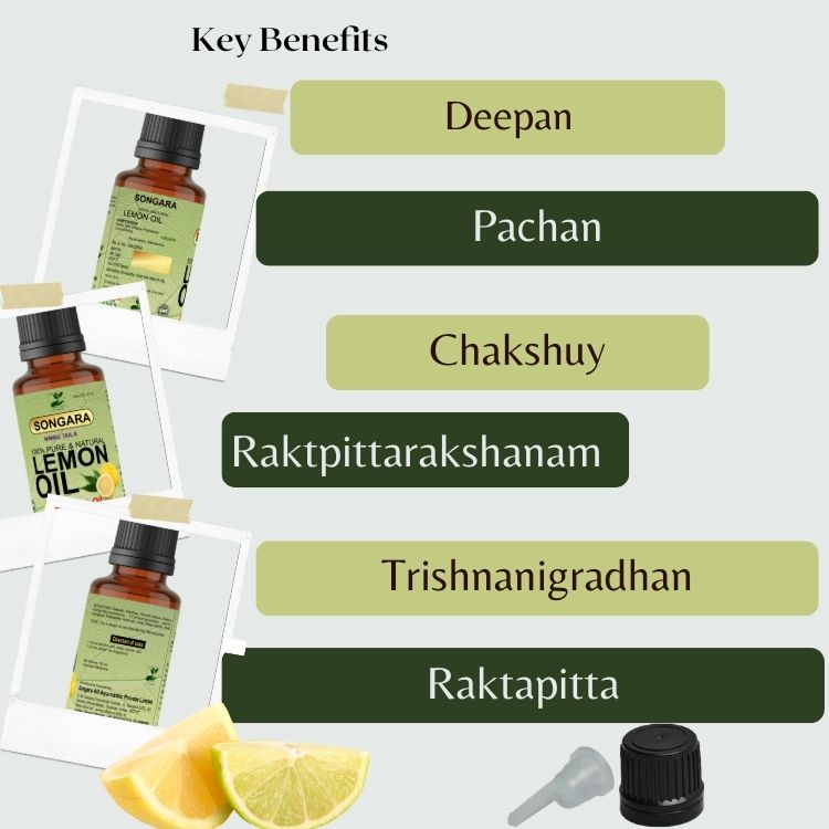 Songara Lemon Essential Oil | Grocsy