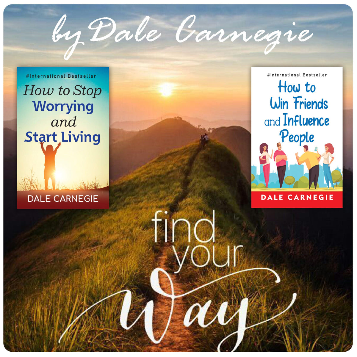 The Best Books of Dale Garnegie (Set of 5) - How To Enjoy Your, Develop Self Confidence, Influence People and Many More | Grocsy
