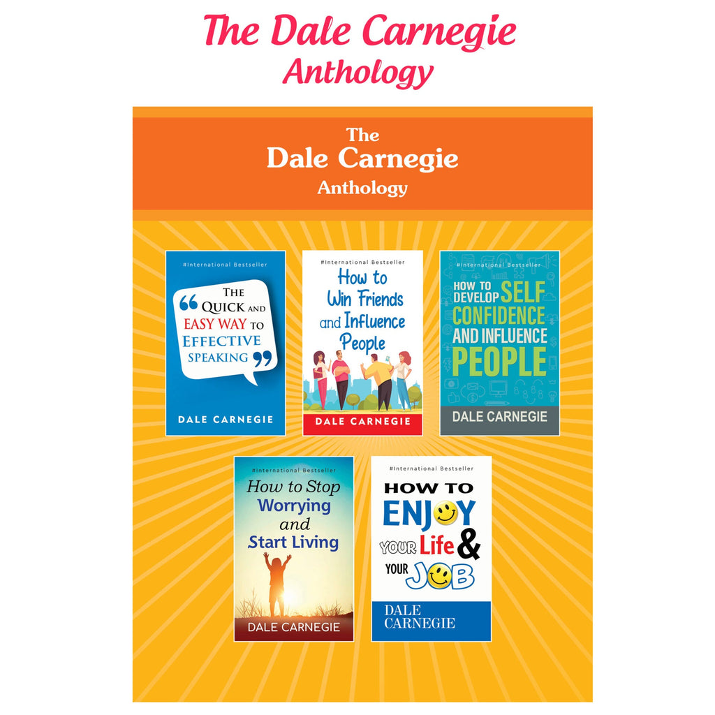 The Best Books of Dale Garnegie (Set of 5) - How To Enjoy Your, Develop Self Confidence, Influence People and Many More | Grocsy