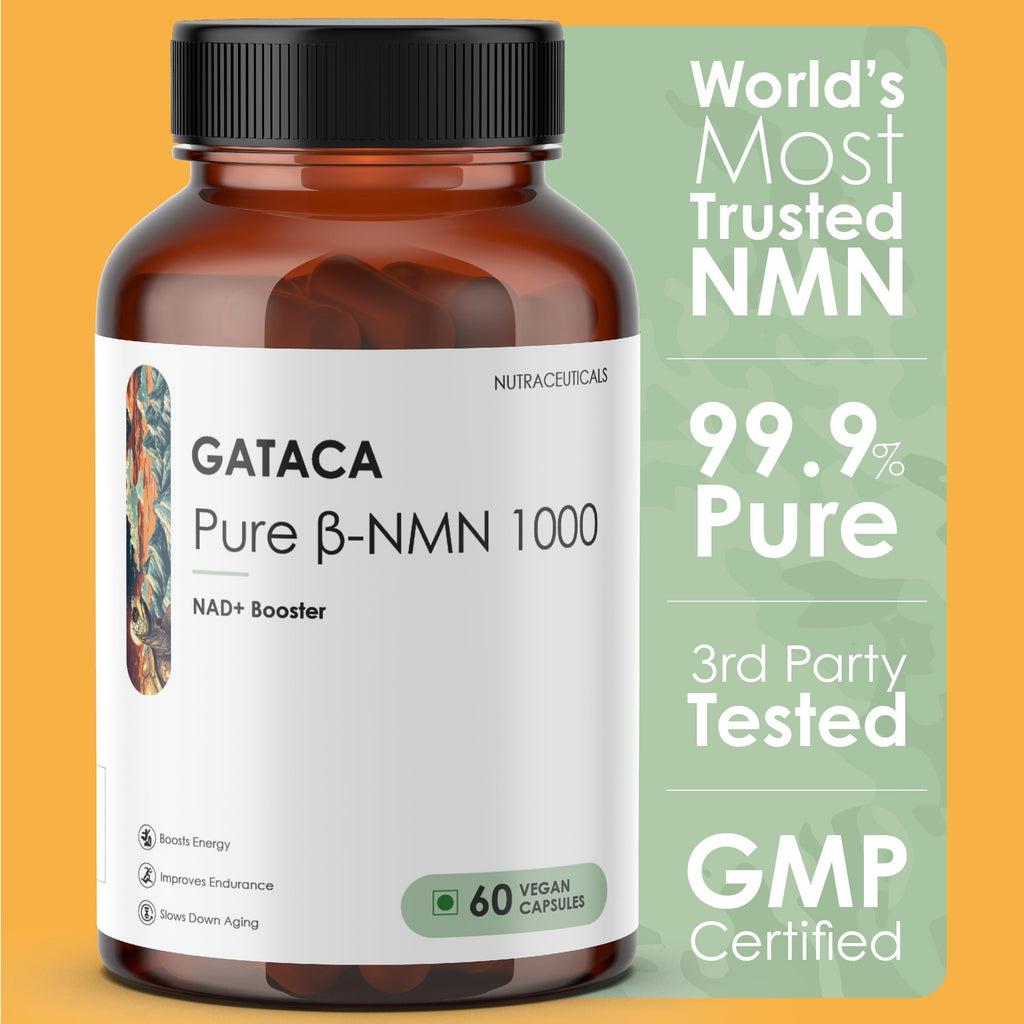 GATACA Pure β-NMN - 1000 mg Capsules, Backed by 21 Patents | Grocsy