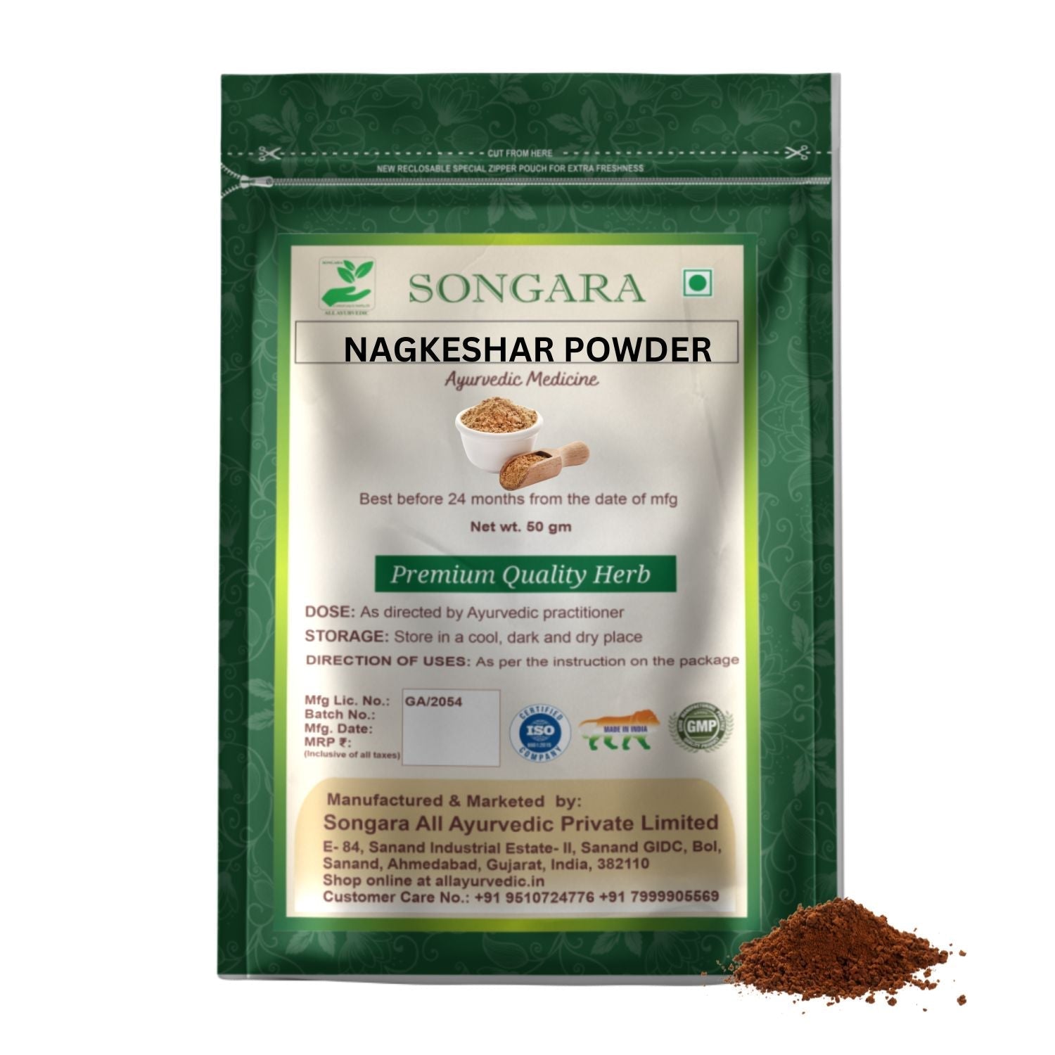 Songara Nagkeshar Powder | Grocsy