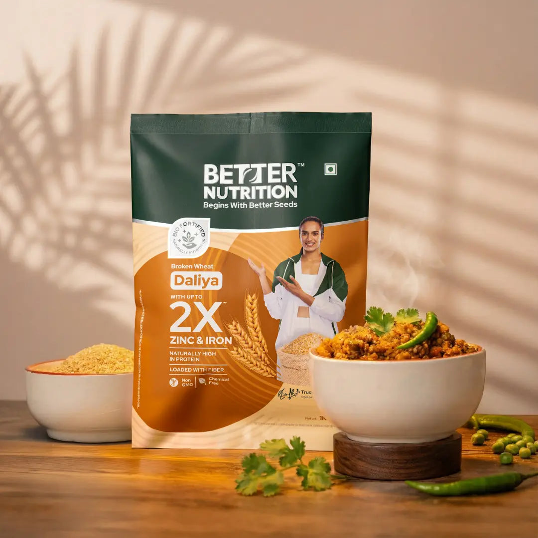 Better Nutrition Biofortified Daliya / Broken Wheat | Grocsy