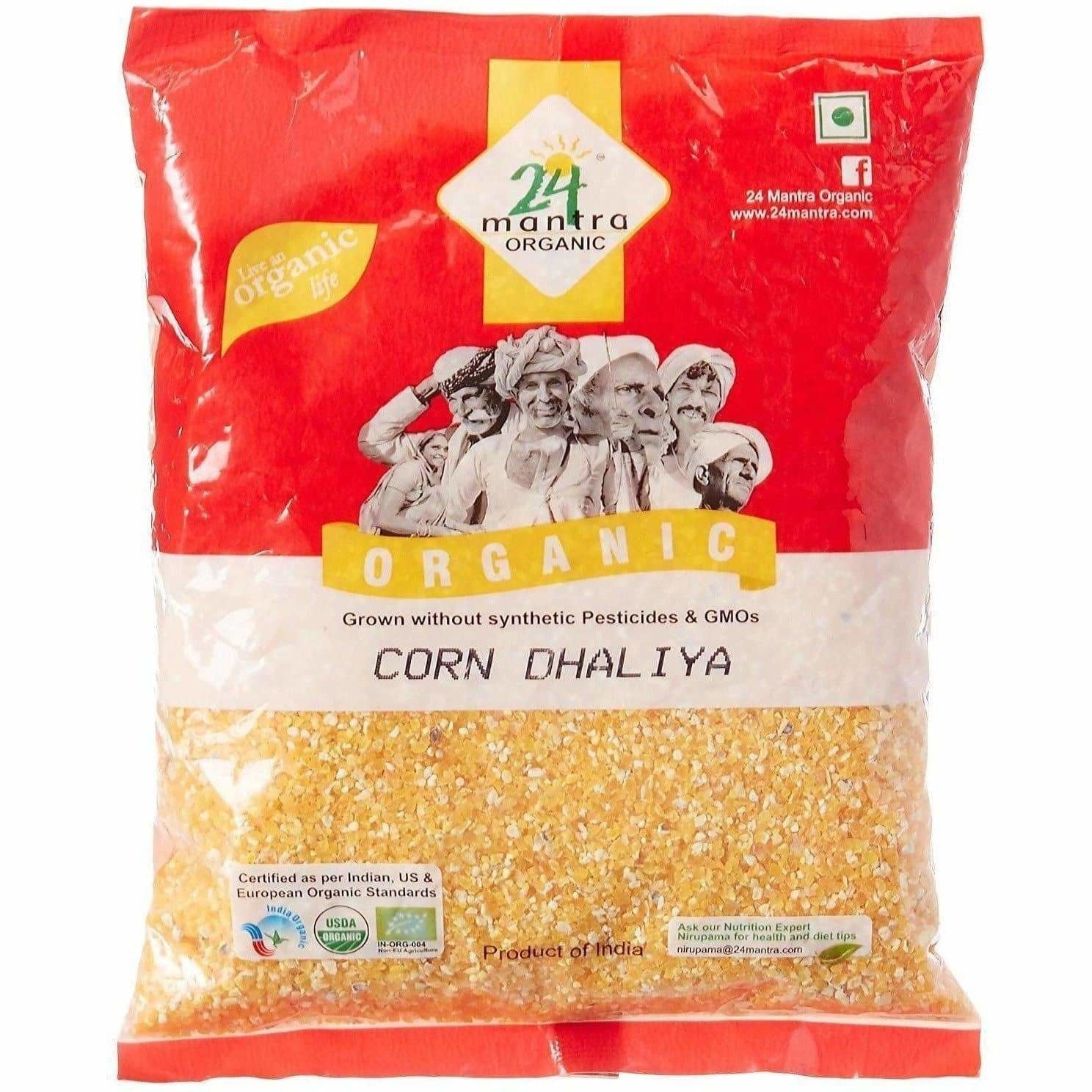 24 Mantra Organic Corn Daliya | Grocsy