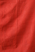 Mominos Fashion Moeza Black & Red Bhagalpuri Handloom Ikat Pure Cotton Saree with unstitched Blouse piece | Grocsy