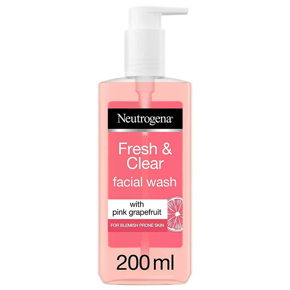 Neutrogena Visibly Pink Grapefruit Facial Wash | Grocsy
