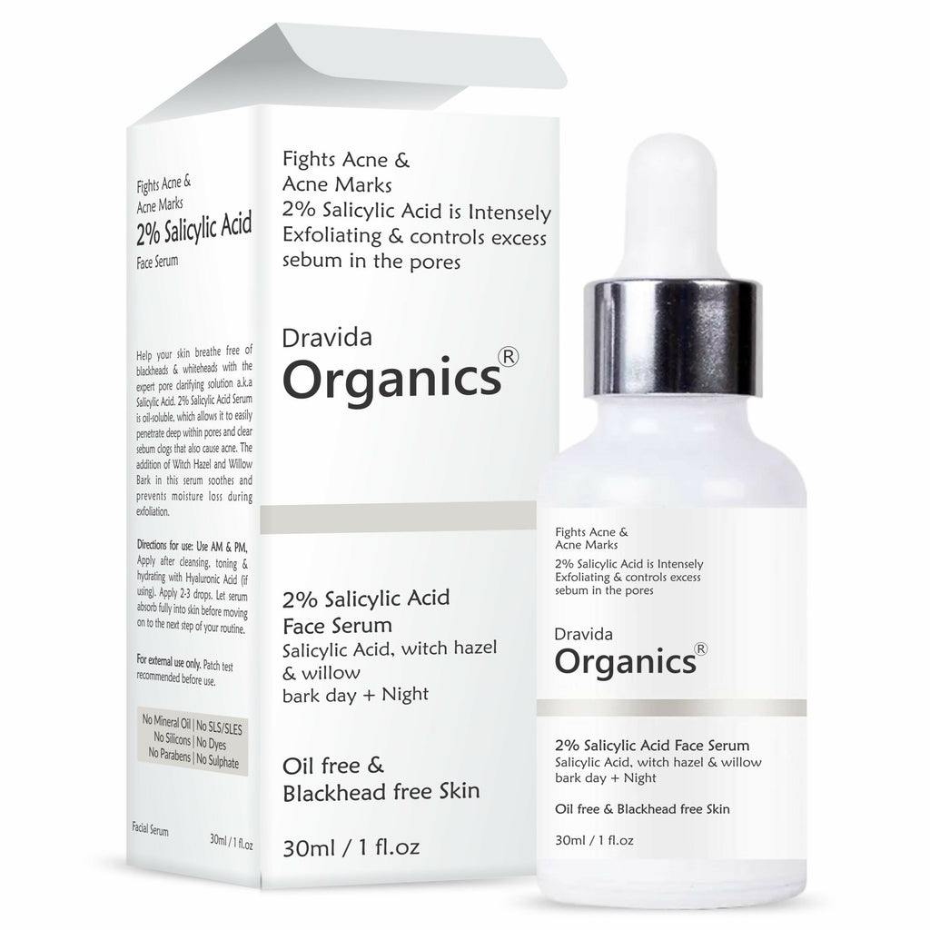 Dravida Organics 2% Salicylic Acid Serum | Grocsy