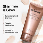 mCaffeine Shimmer Body Butter with Cocoa Butter | Grocsy