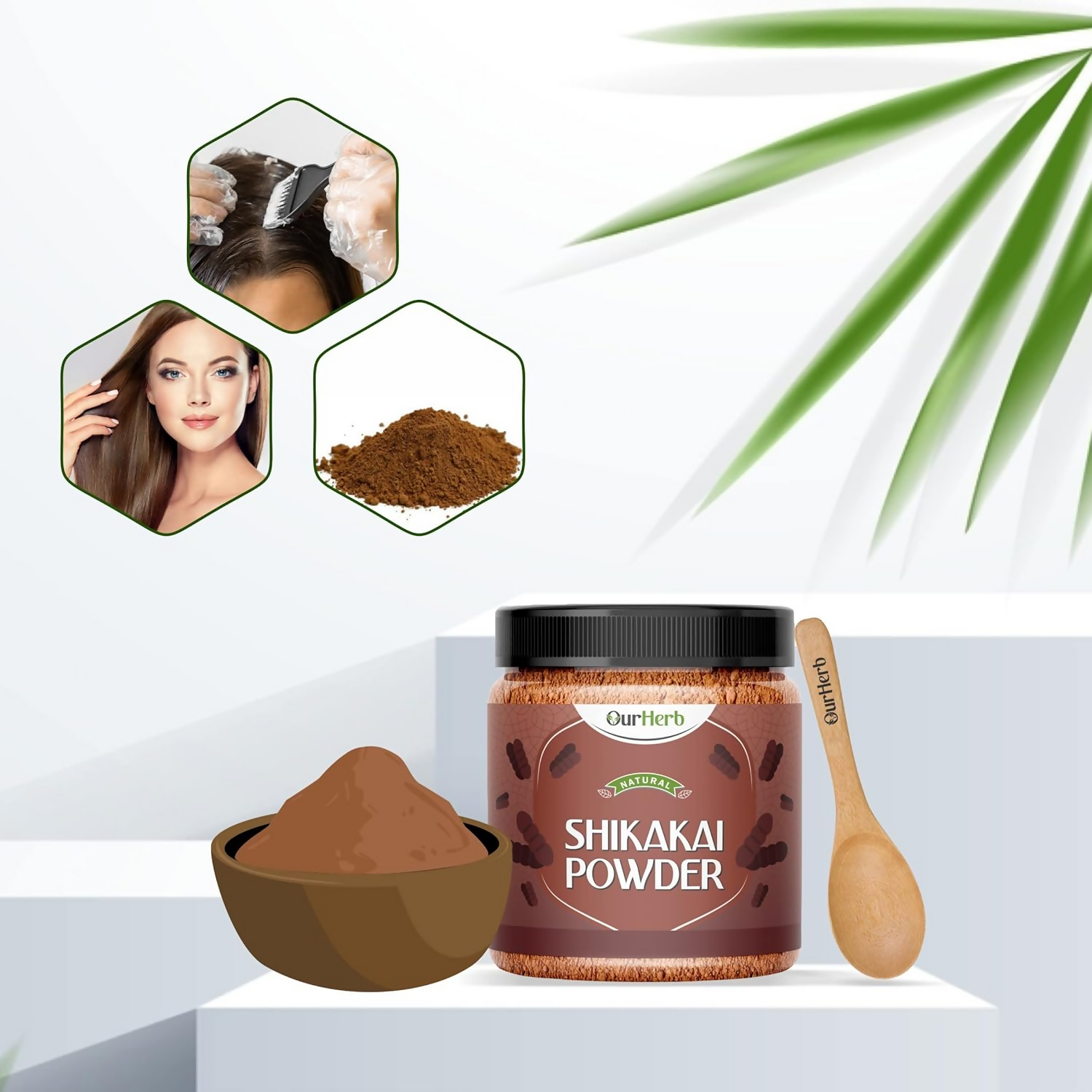 OurHerb Pure & Natural Shikakai Powder For Hair Care | Grocsy