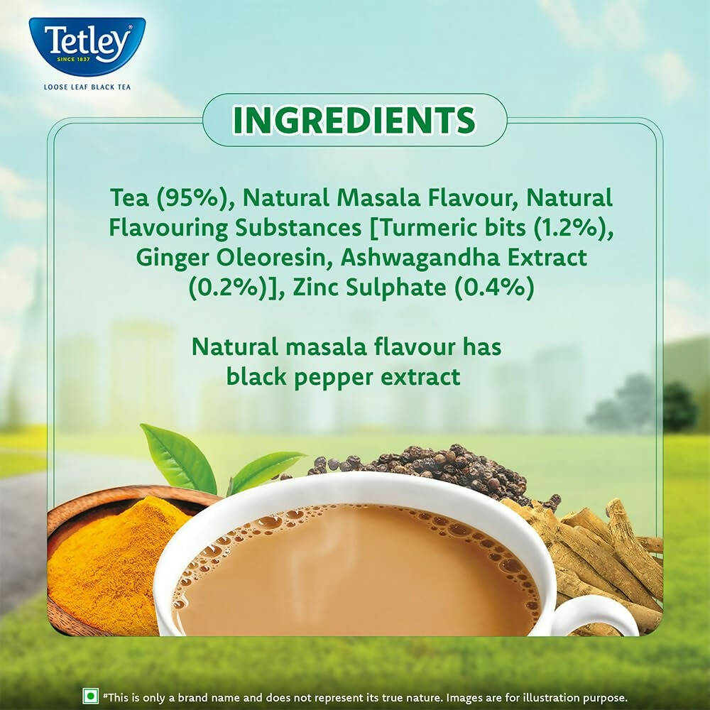 Tetley Immuno Chai Loose Leaf Flavoured Black Tea | Grocsy