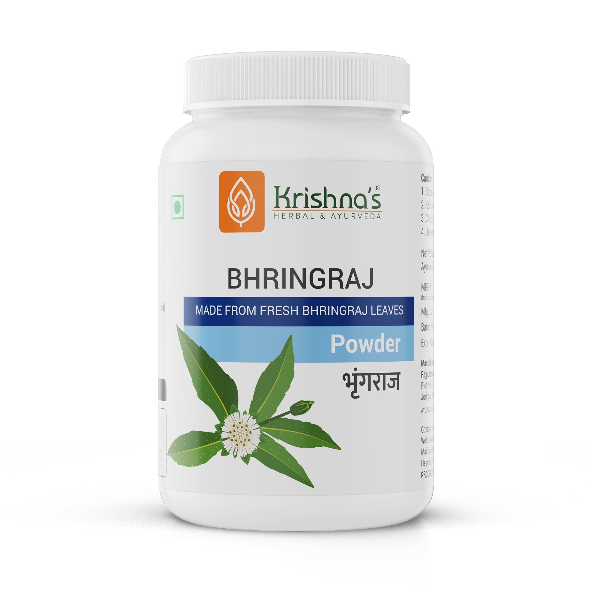 Krishna'S Herbal & Ayurveda Bhringraj Powder | Grocsy