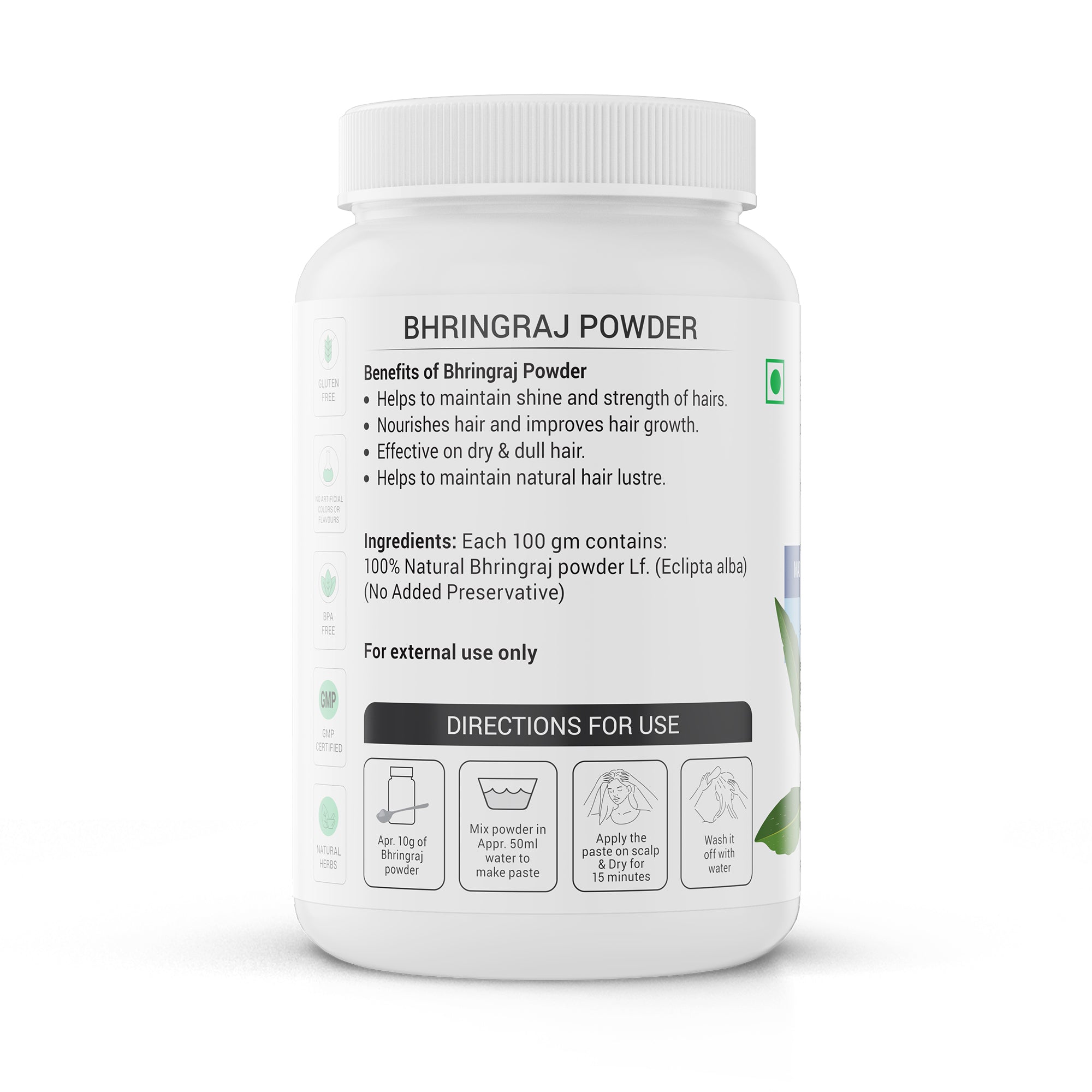 Krishna'S Herbal & Ayurveda Bhringraj Powder | Grocsy