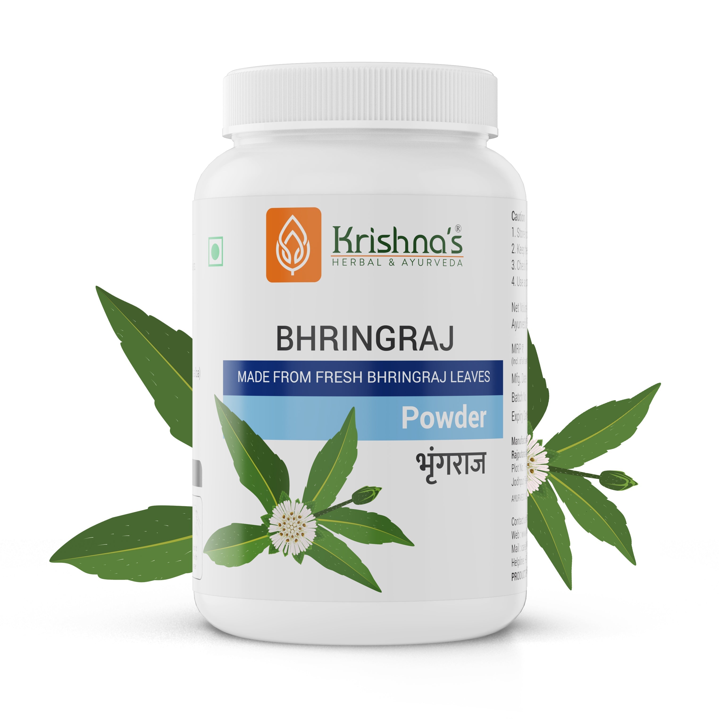 Krishna'S Herbal & Ayurveda Bhringraj Powder | Grocsy