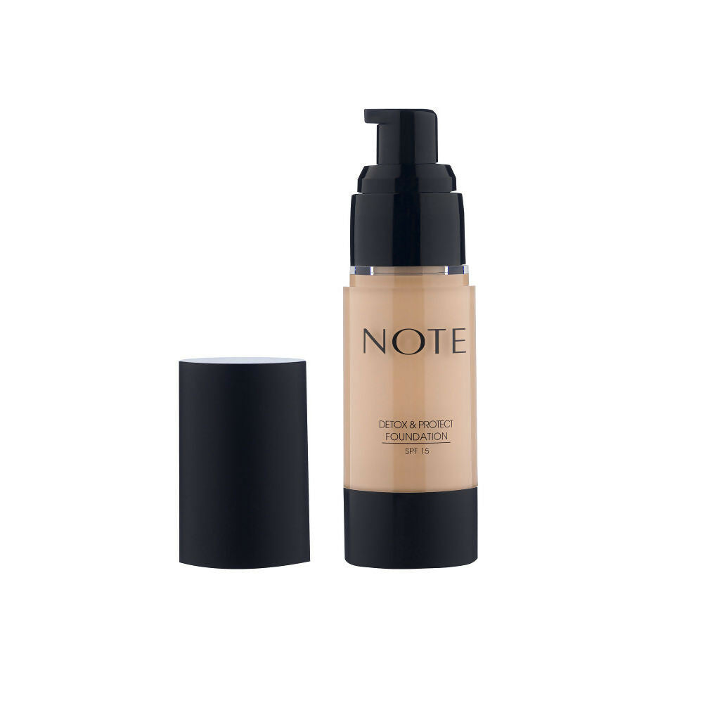 Note Cosmetique Detox And Protect Foundation - 01 Beige | Grocsy