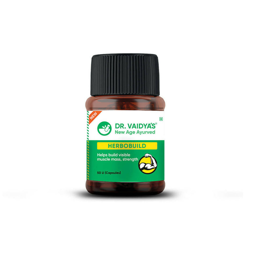 Dr. Vaidya's Herbobuild Capsules | Grocsy