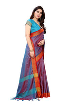 Vamika Banarasi Jacquard Weaving Rama Green Saree | Grocsy