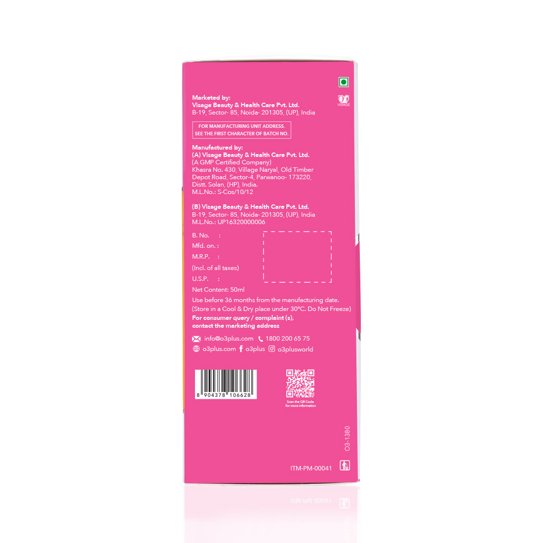 Professional O3+ Oil De Moroccan With Pure Argan Serum For All Hair Types | Grocsy