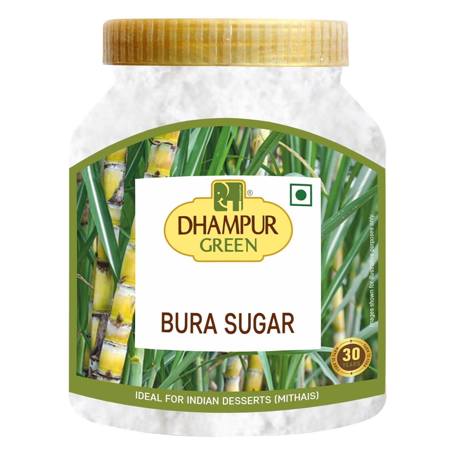 Dhampur Green Bura Sugar | Grocsy