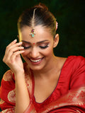 Ruby Raang Multi-Color Kundan Maang Tikka | Grocsy