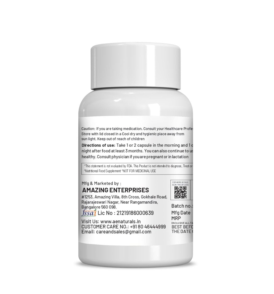 Ae Naturals Bilberry Capsules | Grocsy