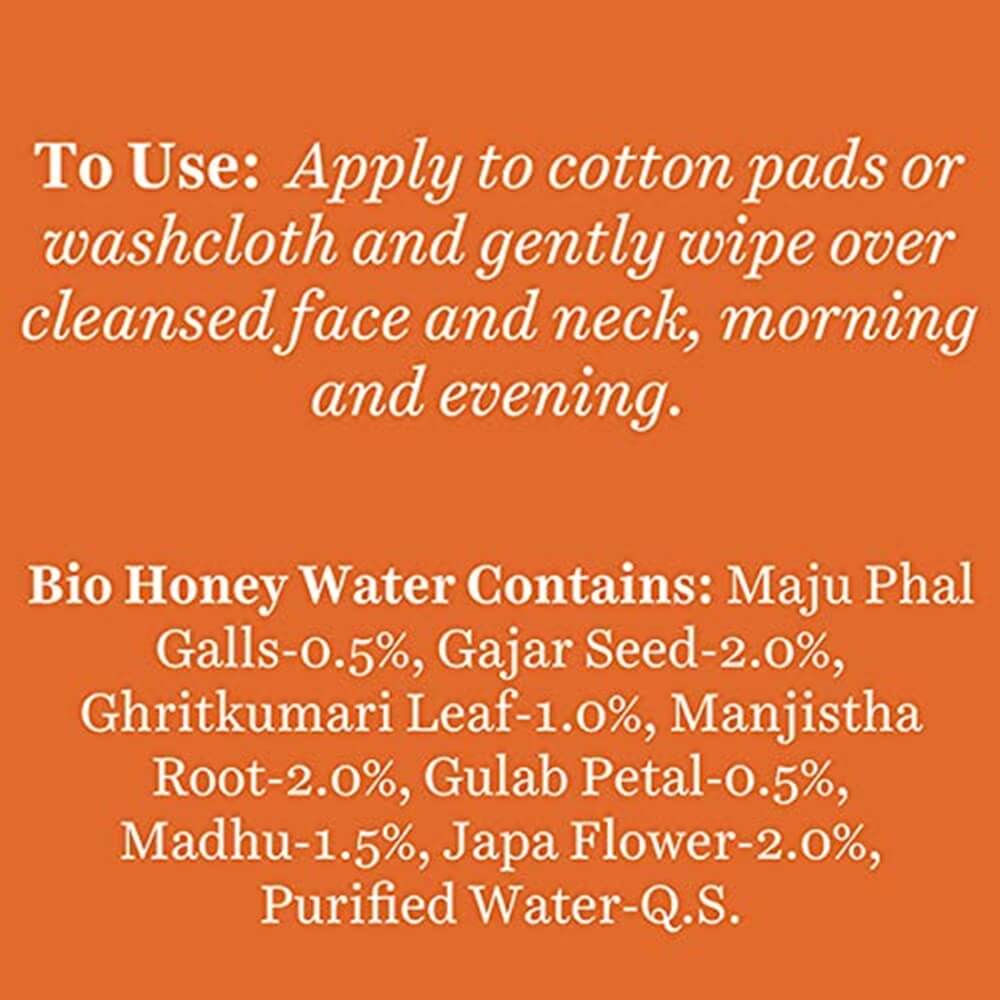 Biotique Bio Honey Water With Pore Tightening Toner | Grocsy