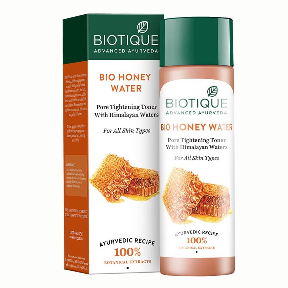 Biotique Bio Honey Water With Pore Tightening Toner | Grocsy