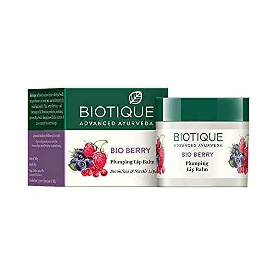 Biotique Advanced Ayurveda Bio Berry Plumping Lip Balm | Grocsy