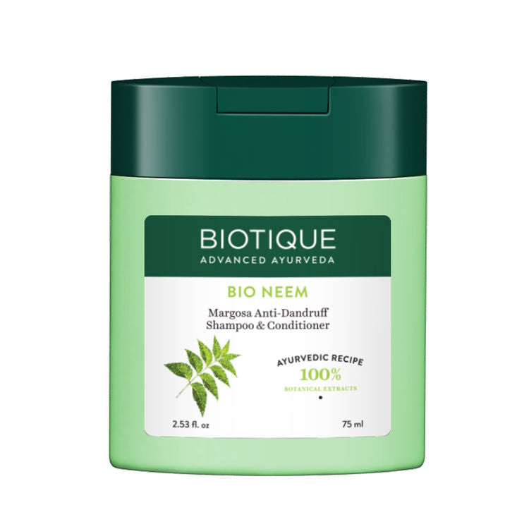 Biotique Bio/Fresh Neem Anti Dandruff Shampoo & Conditioner | Grocsy