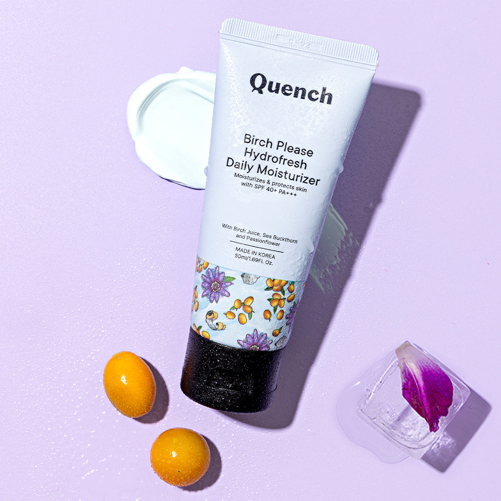 Quench Botanics Birch Please Hydro Fresh Daily Moisturizer With SPF 40+ PA++ - Korean Skincare | Grocsy