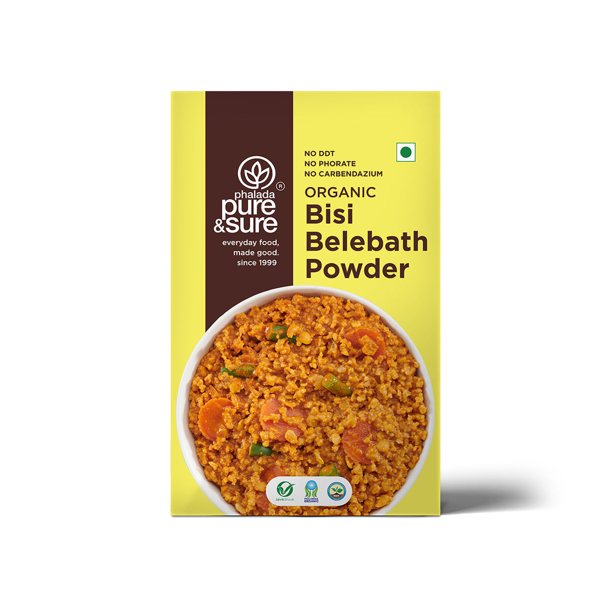 Pure & Sure Organic Bisi Belebath Powder | Grocsy