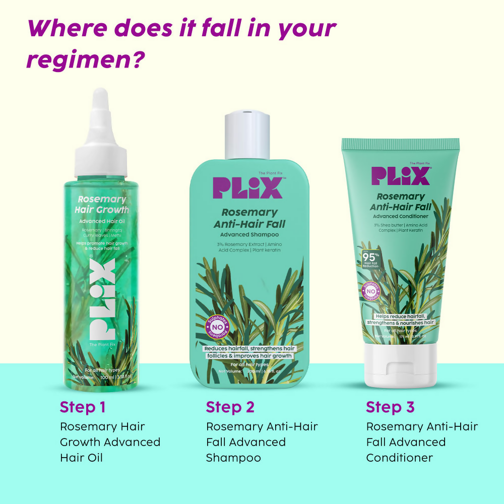 PLIX The Plant Fix Rosemary Hair Growth Advanced Hair Oil | Grocsy