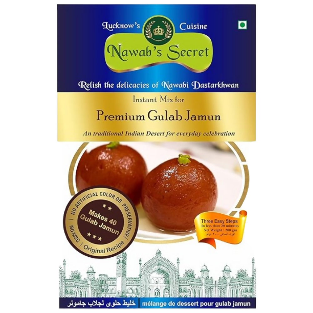 Nawab's Secret Premium Gulab Jamun Mix | Grocsy