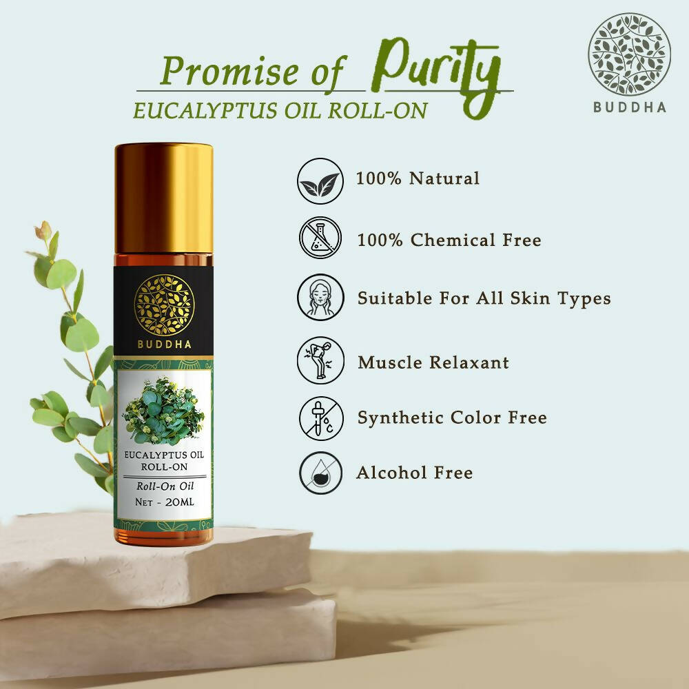 Buddha Natural Eucalyptus Therapeutic Roll-On | Grocsy