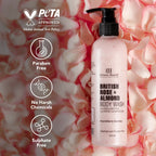 Botanic Hearth British Rose & Almond Body Wash with Shea Butter | Grocsy