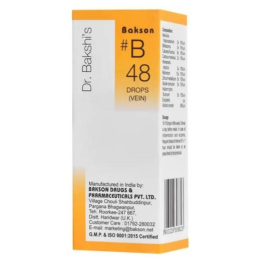 Bakson's Homeopathy B48 Drops | Grocsy
