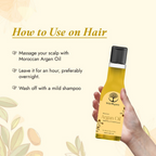 Wild Organic Cold Pressed Argan Hair Oil | Grocsy