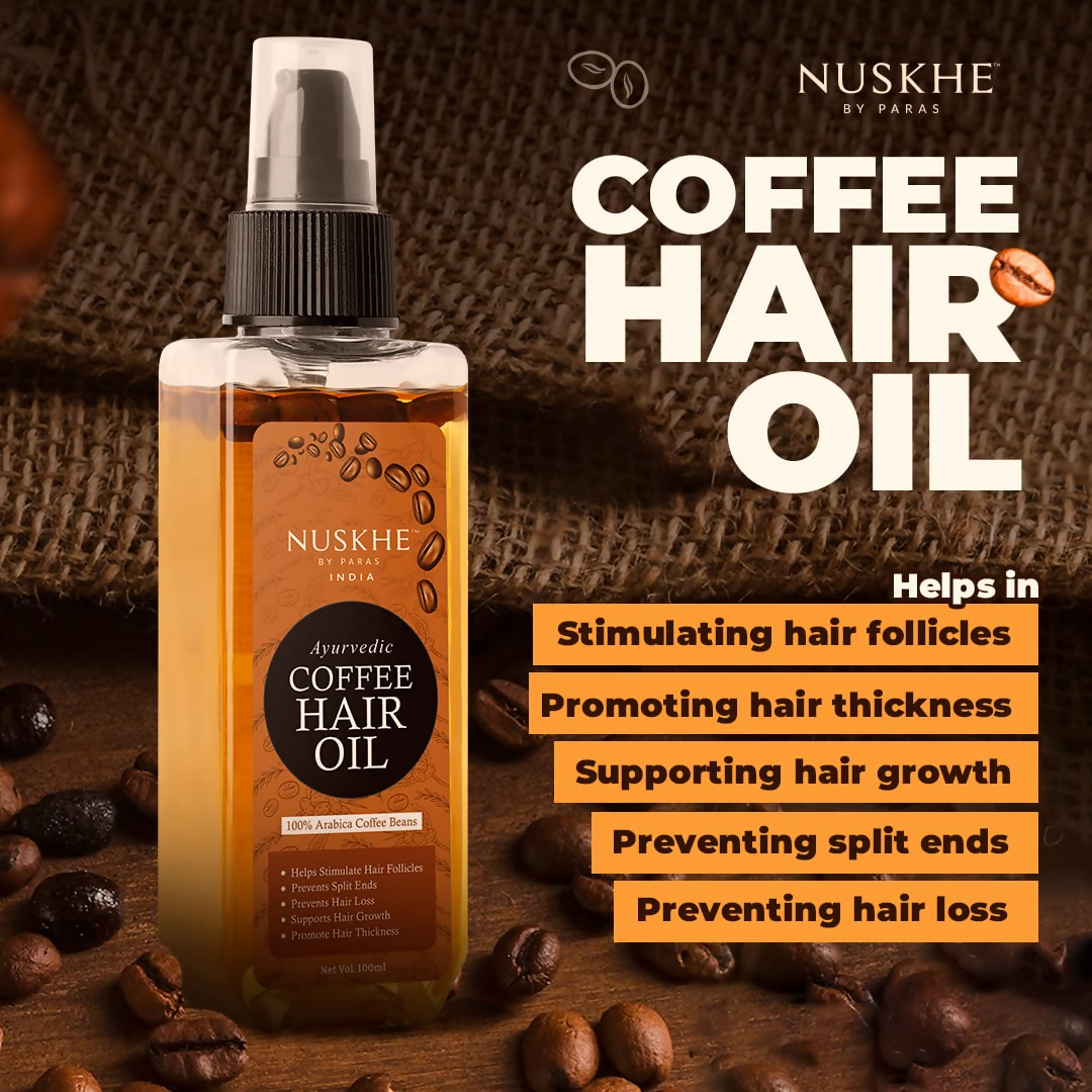 Nuskhe By Paras Ayurvedic Coffee Hair Oil | Grocsy