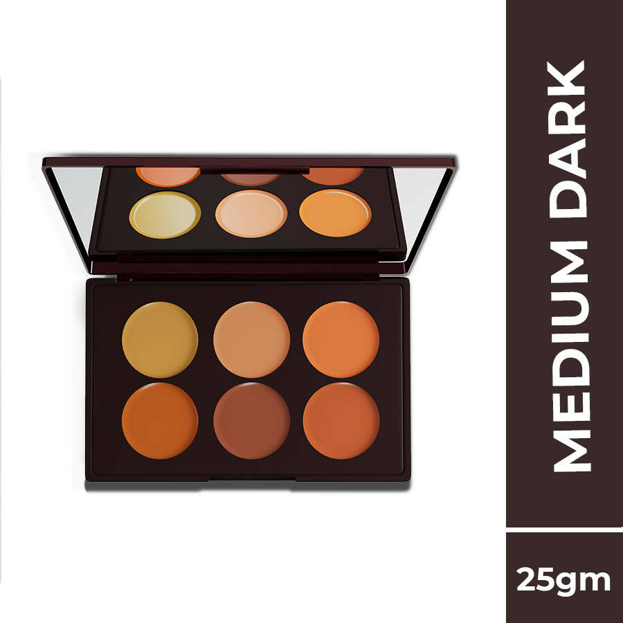 Colorbar 24Hrs Wear Concealer Palette Medium-Deep | Grocsy