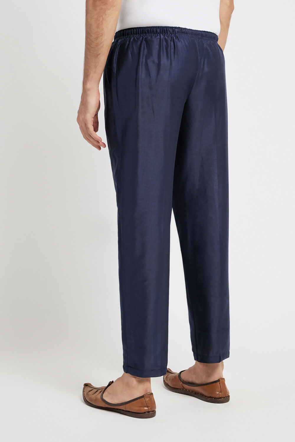 Ethnic India Blue solid Pant for Men | Grocsy