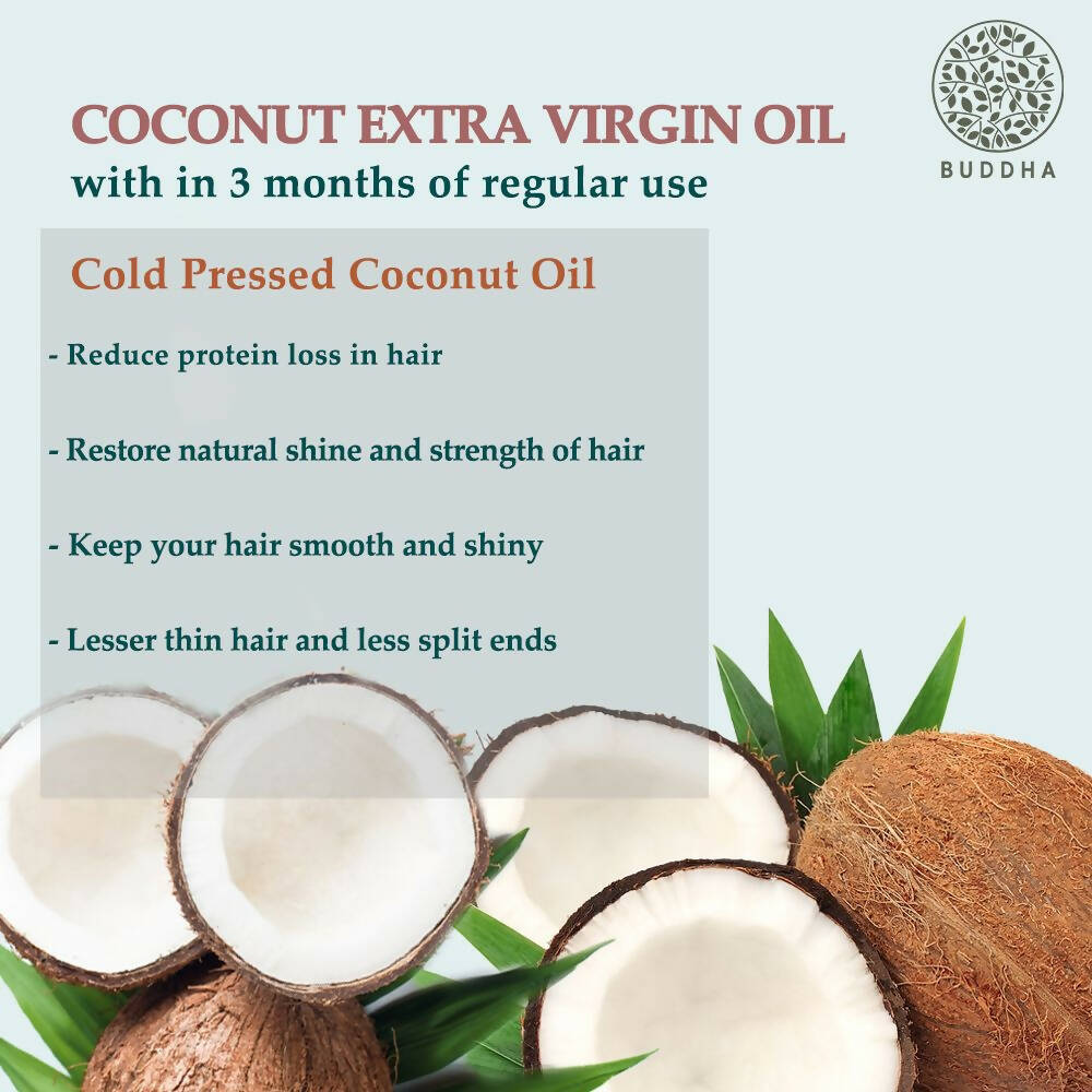 Buddha Natural Cold Pressed Extra Virgin Coconut Oil | Grocsy