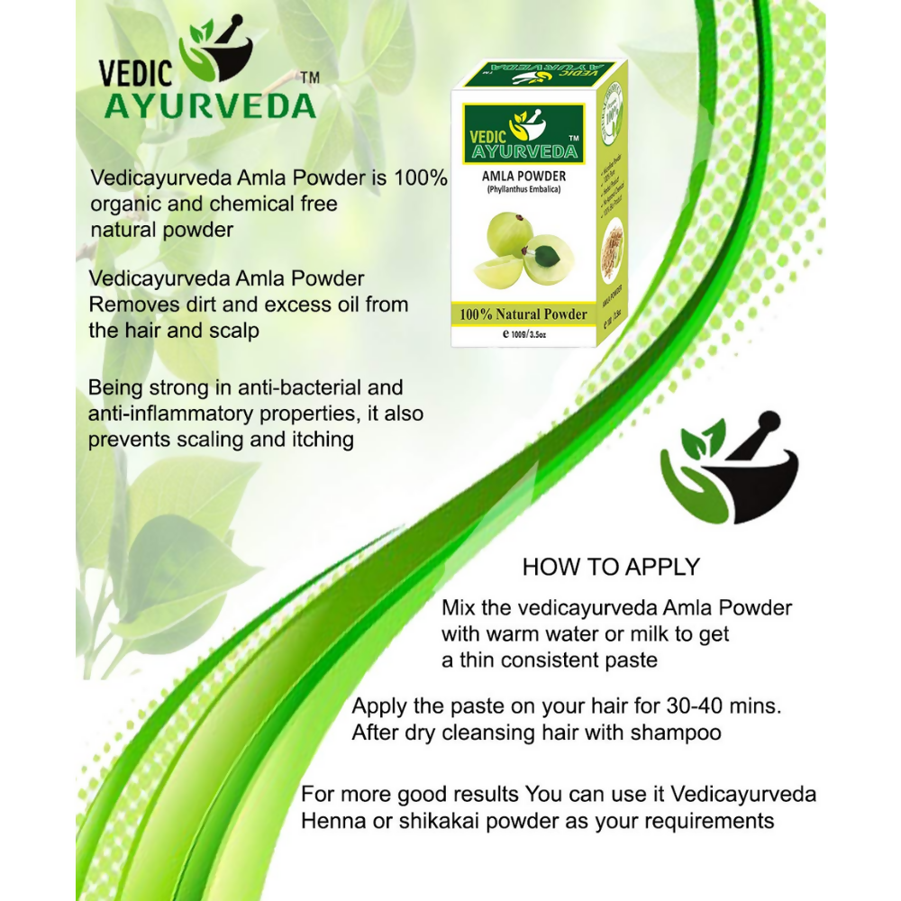 VedicAyurveda Orange Peel Powder and Amla Powder | Grocsy